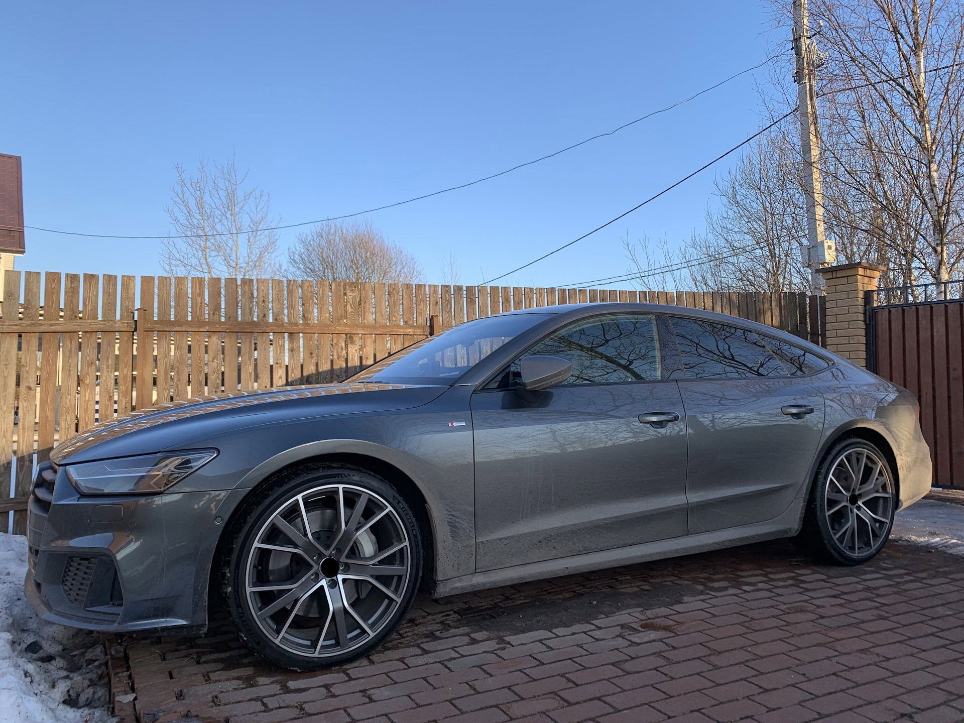 Jante Audi R21 5x112 Grey RS Style | A6 A7 A8 E-tron Q8 Q7 Q5