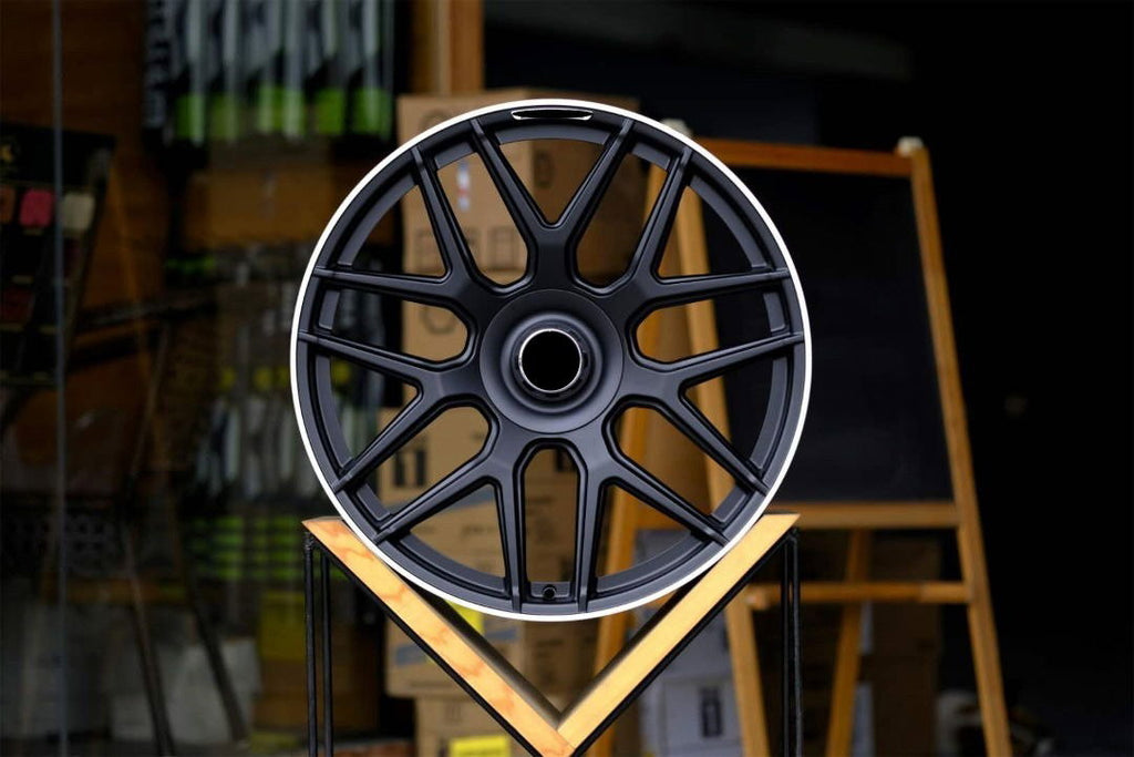 Jante Mercedes R22 5x112 AMG Black 7Y Style | GLS, GLE, GLC, S Class