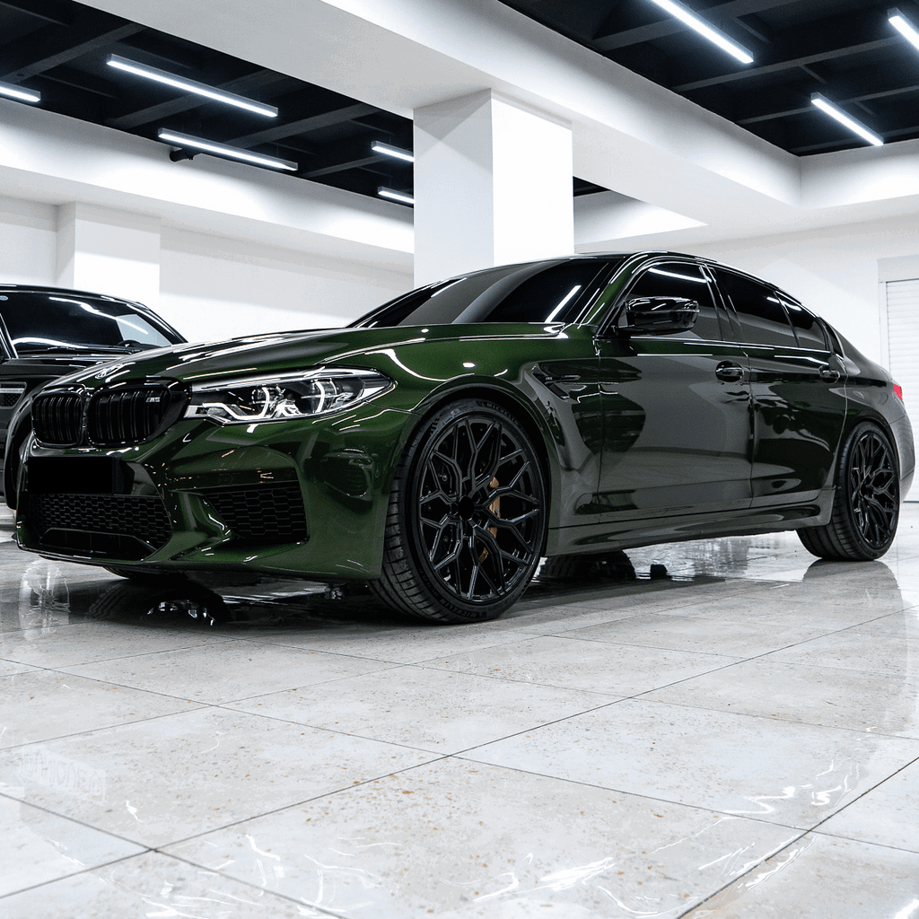 Jante R17 5x114.3 Vossen HF-2 Black Style | Toyota Lexus, Hyundai Kia, Honda, Mazda