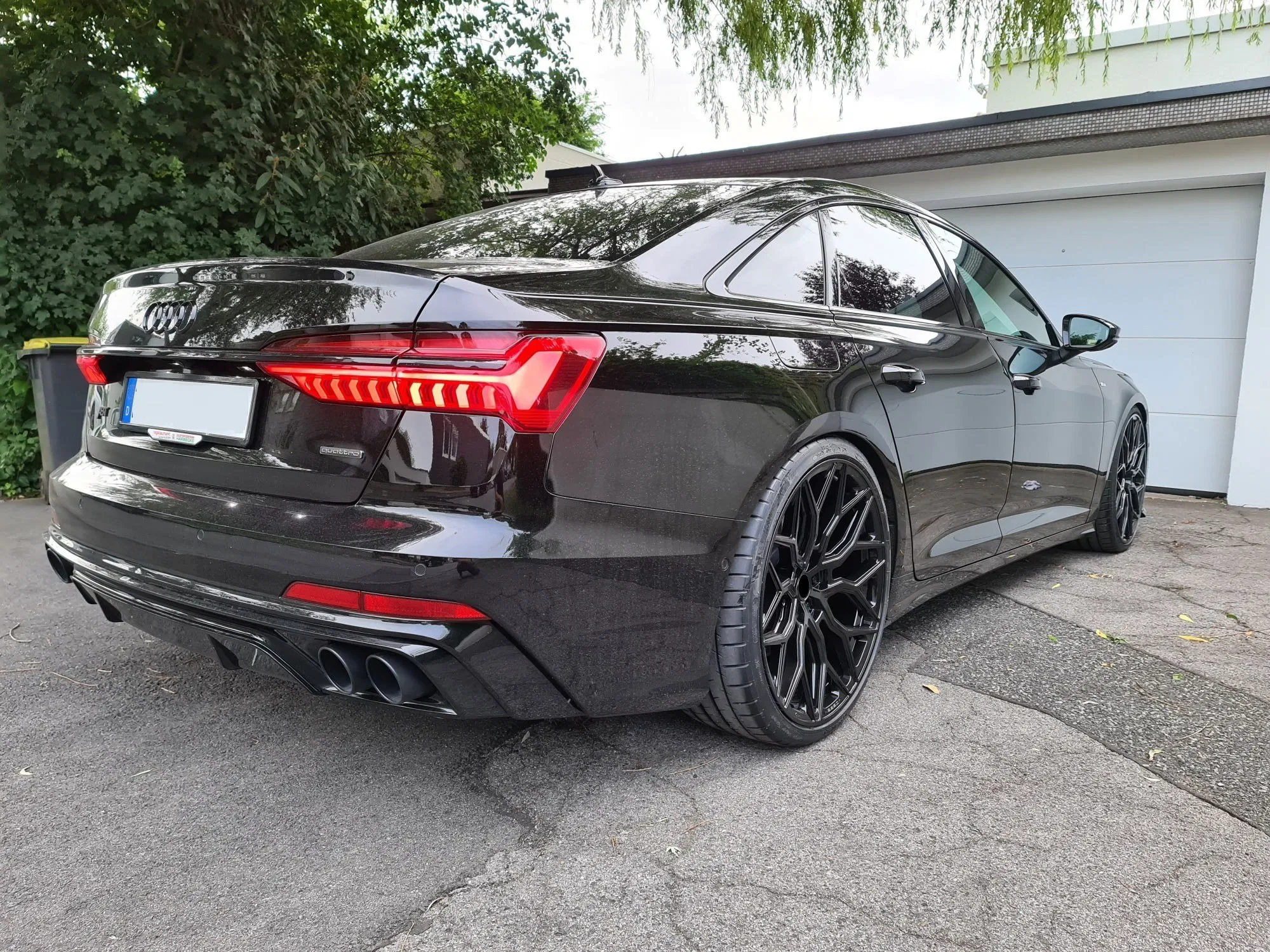 Jante R17 5x112 Vossen HF-2 Black Style | Audi, BMW, Mercedes, VW, Skoda