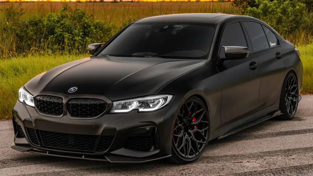 Jante R19 5x108 Vossen HF-2 Black Style | Volvo, Jaguar, Peugeot, Ford
