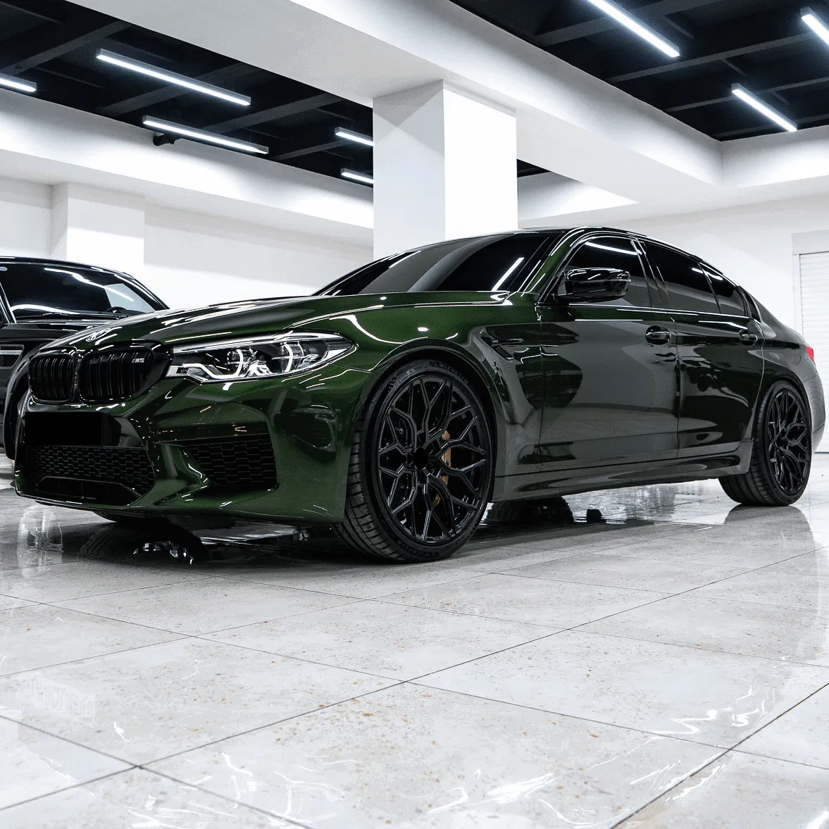 Jante R19 5x108 Vossen HF-2 Black Style | Volvo, Jaguar, Peugeot, Ford