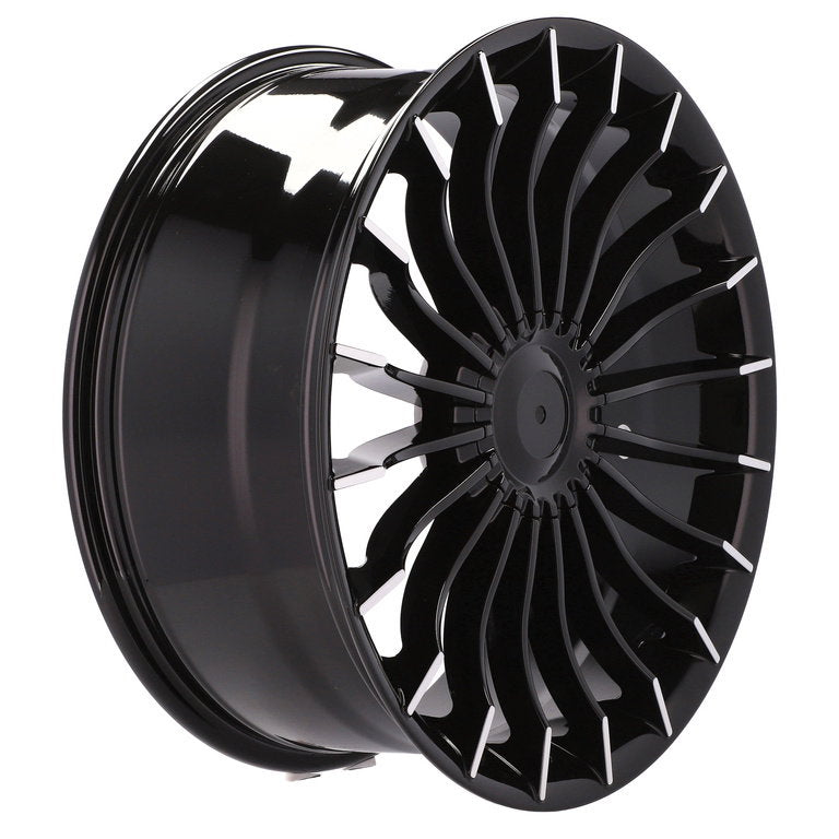 Jante BMW R21 5x120 Black Alpina Style | F01 F02 F10 F11 F07 F06 F12