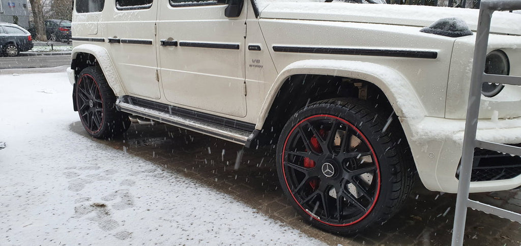 Jante Mercedes R21 5x130 Brabus Red Lip Style | G500, G63