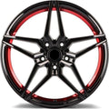 Jante R18 5x114.3 AC1 Red Lip Style | Toyota Lexus, Hyundai Kia, Honda, Mazda