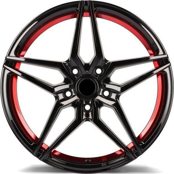 Jante R18 5x114.3 AC1 Red Lip Style | Toyota Lexus, Hyundai Kia, Honda, Mazda
