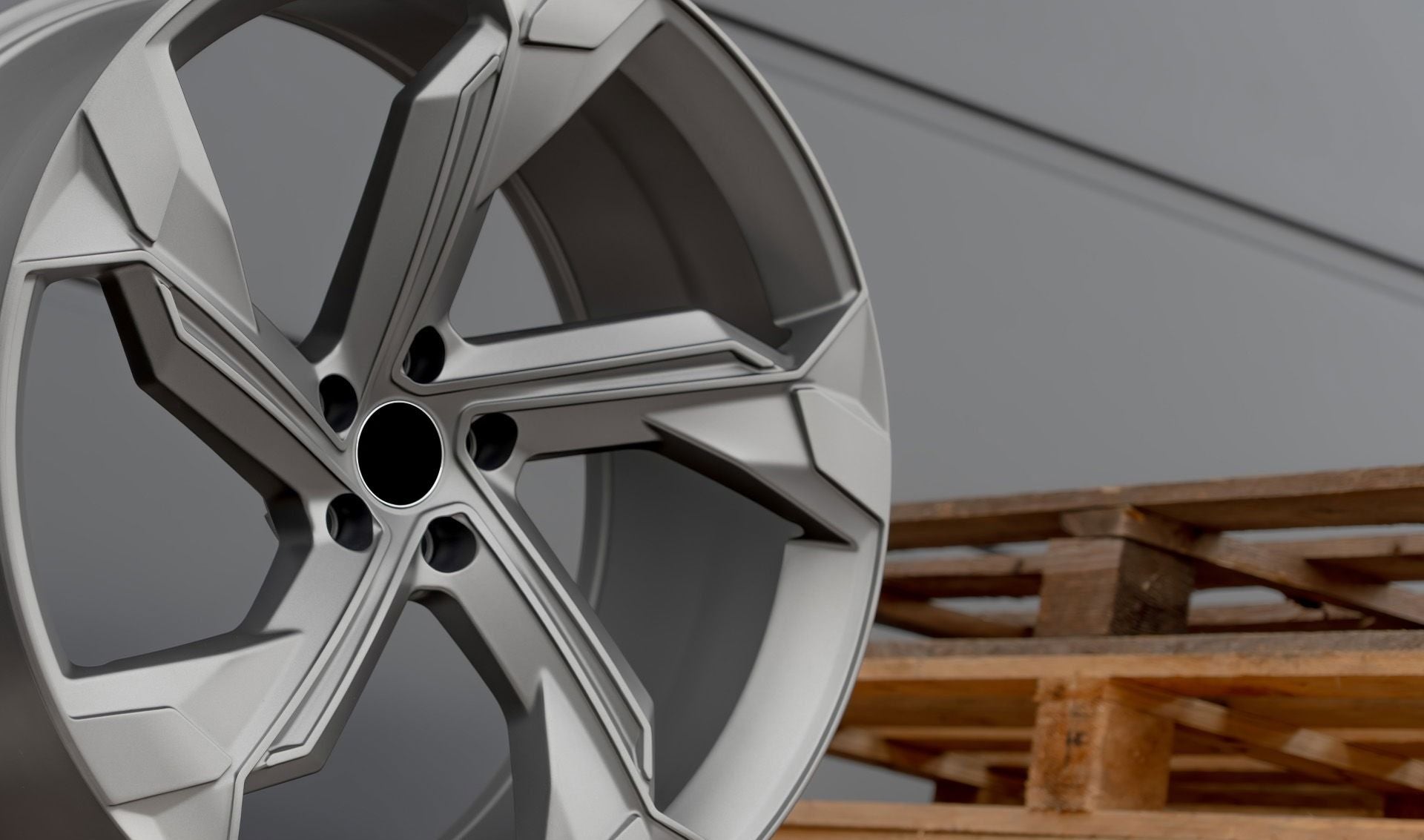 Jante Audi R22 5x112 Satin Graphite E-Tron Style | A8 Q7 SQ7 Q8 SQ8