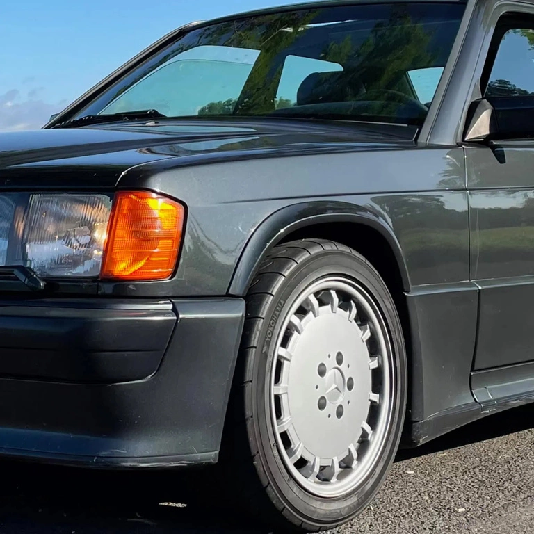 Jante Mercedes R17 5x112 Gullideckel Style | W201 W124 A124 C124 S124
