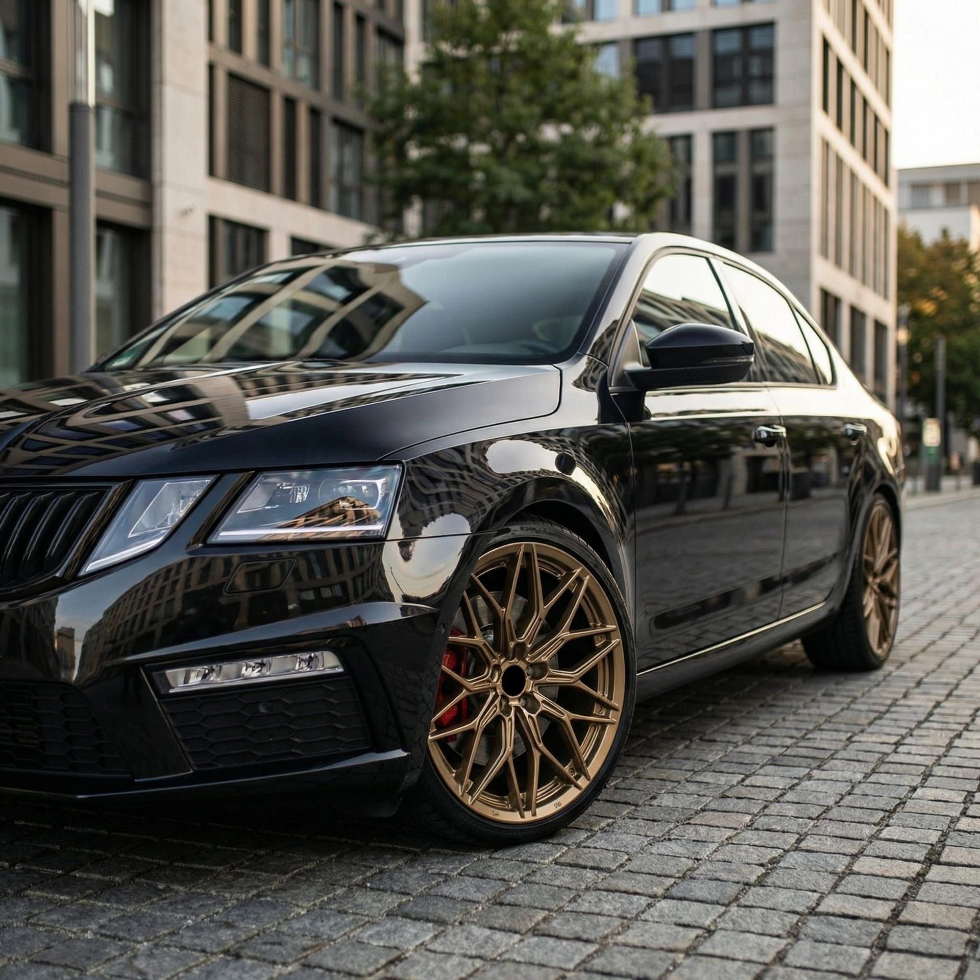 Jante R18 5x112 Rimshow RS2 Bronze Style | Audi, VW, BMW, Skoda, Cupra