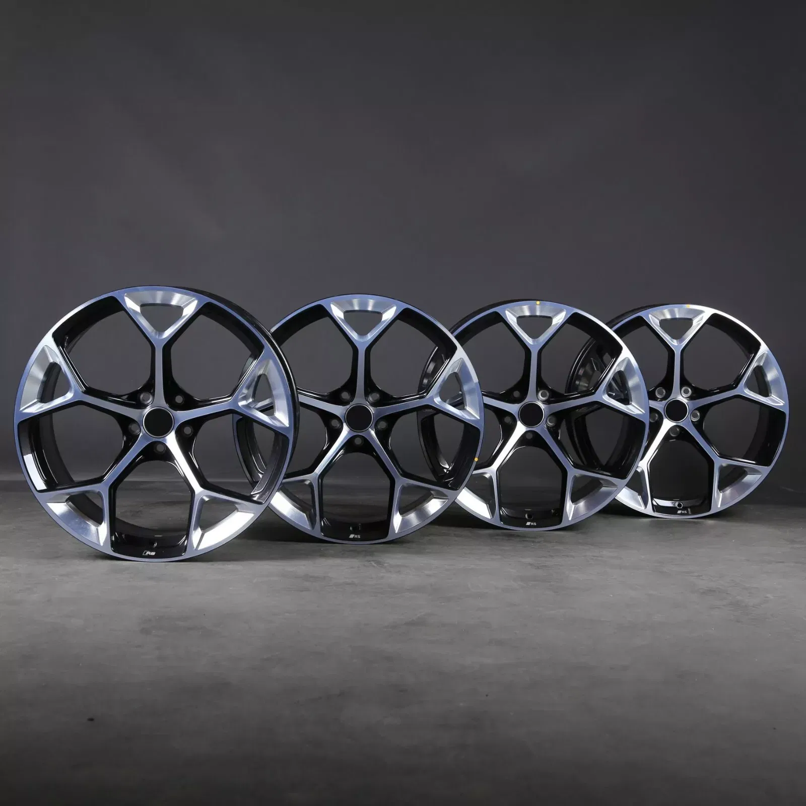 Jante Audi R18 5x112 RS SSBL Style | A3 A4 A5 A6 A7 Q7 Q5 Q3 Q2, etc