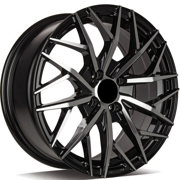 Jante R16 4x100 Black Polished Style | Kia Hyundai Dacia Renault, etc