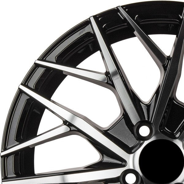 Jante R16 4x100 Black Polished Style | Kia Hyundai Dacia Renault, etc
