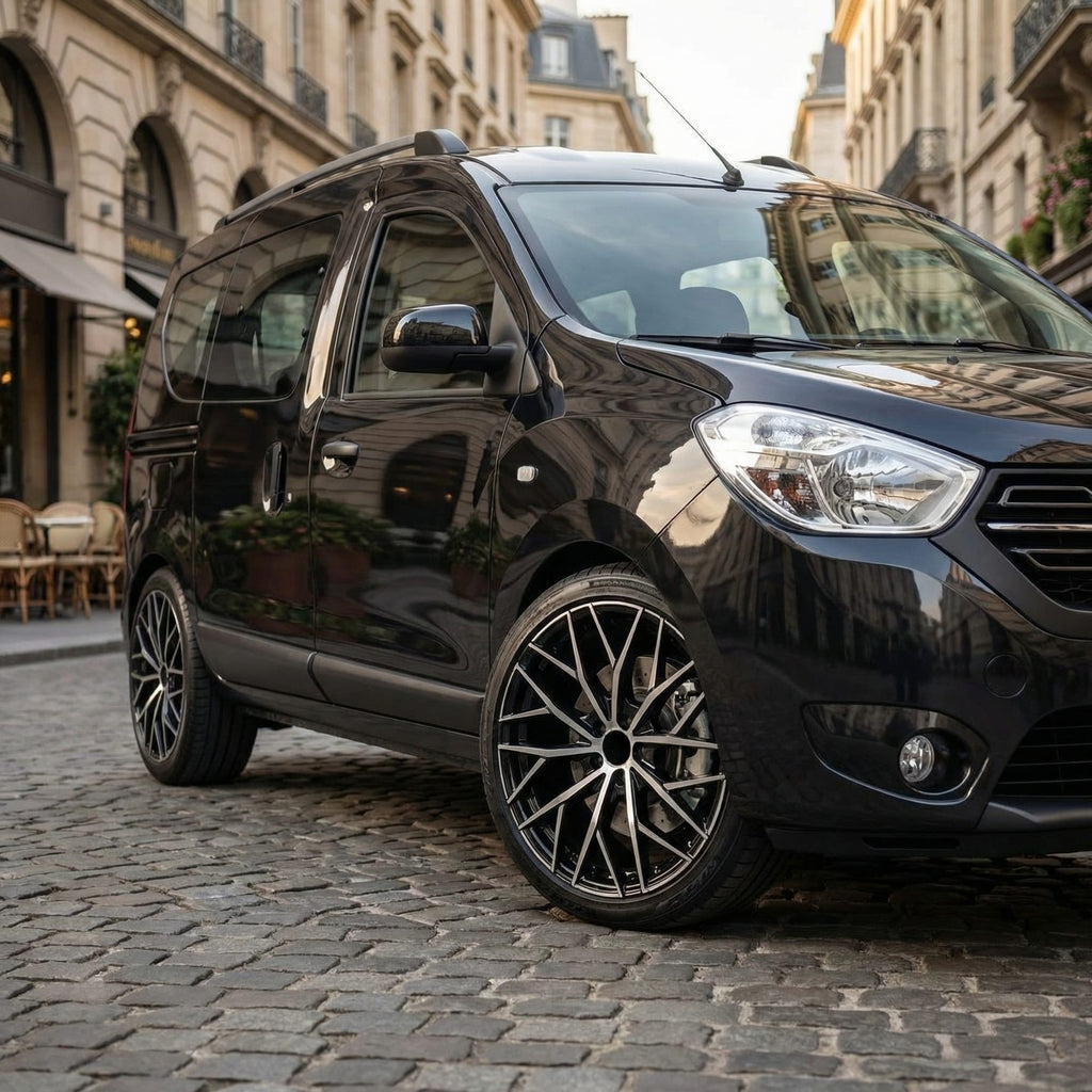 Jante R16 4x100 Black Polished Style | Kia Hyundai Dacia Renault, etc