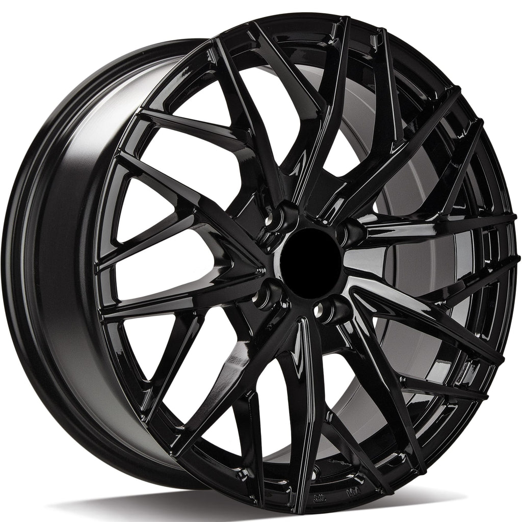 Jante R16 4x100 Black Glossy Style | Kia Hyundai Dacia Renault, etc