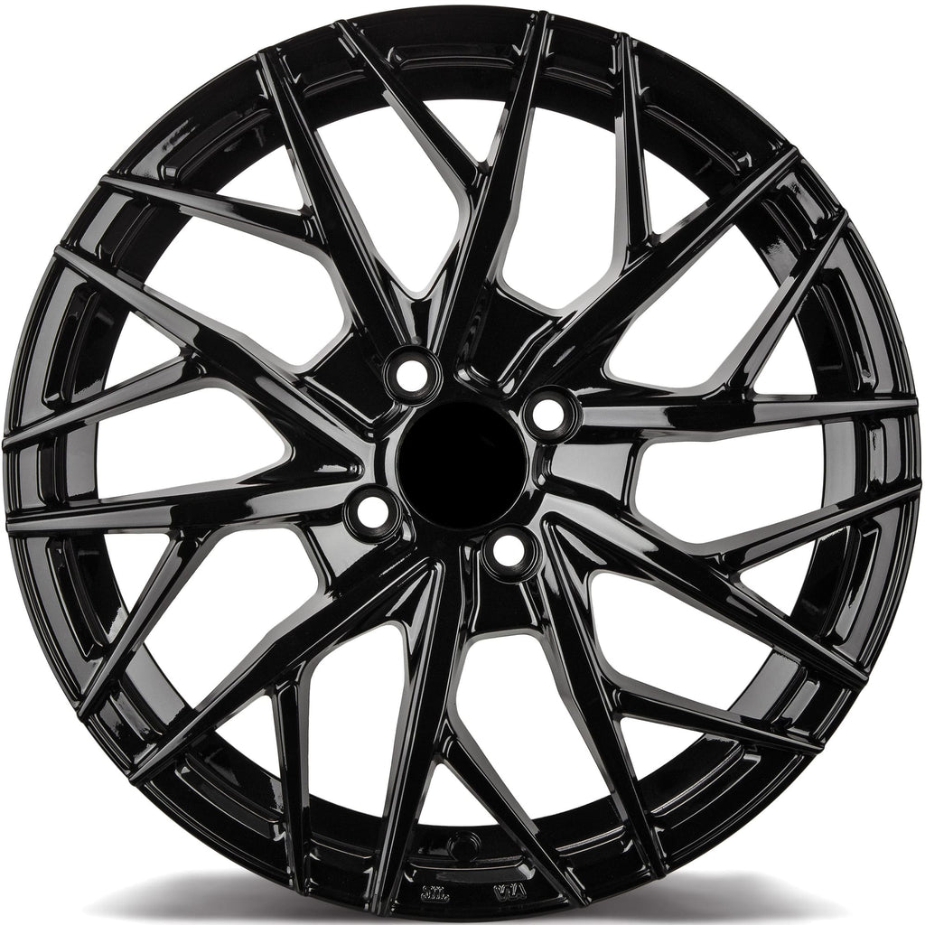 Jante R16 4x100 Black Glossy Style | Kia Hyundai Dacia Renault, etc