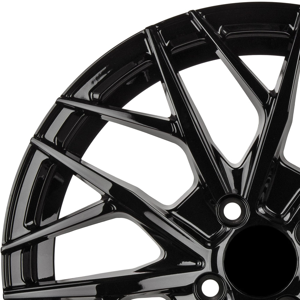 Jante R16 4x100 Black Glossy Style | Kia Hyundai Dacia Renault, etc