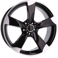 Jante Audi R18 5x112 Rotor Black Style | A1 A2 A3 A4 A5 A6 Q5 Q3 Q2