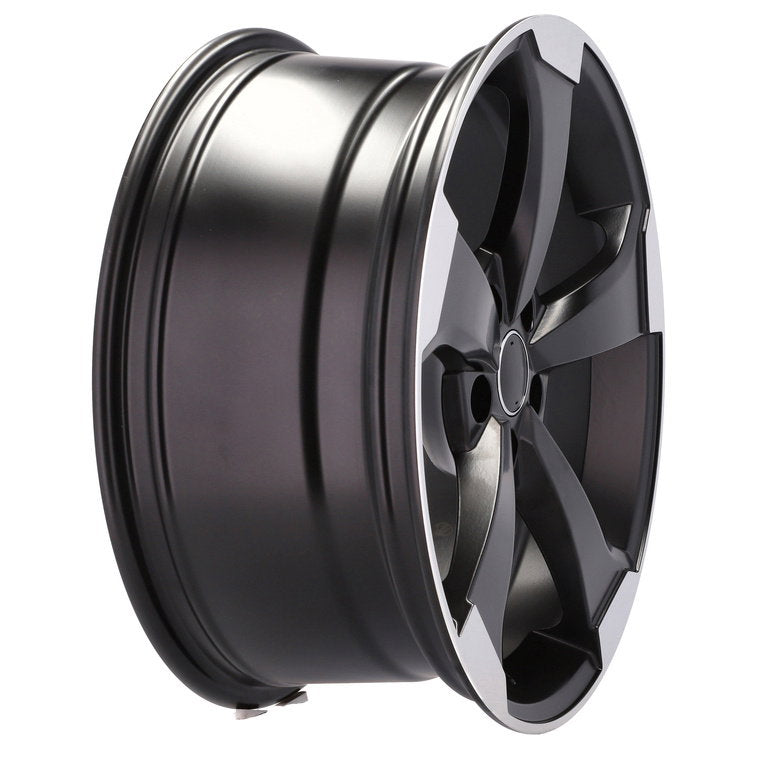 Jante Audi R18 5x112 Rotor Black Design | A1 A2 A3 A4 A5 A6 Q5 Q3 Q2