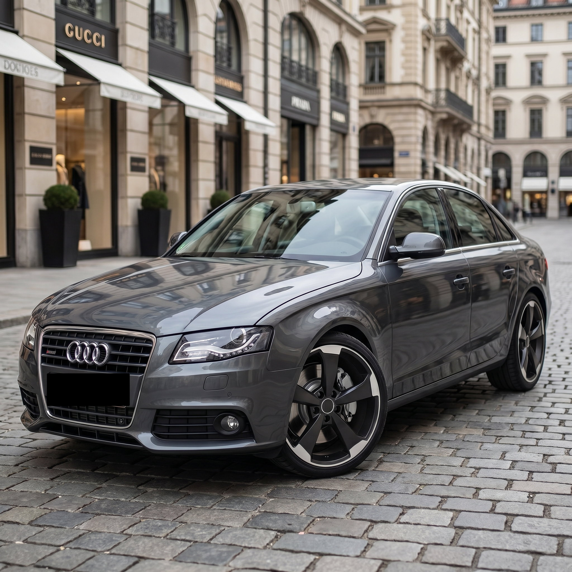 Jante Audi R19 5x112 Rotor Black Design | A4 A5 A6 A7 A8 E-tron Q7 Q5 Q3