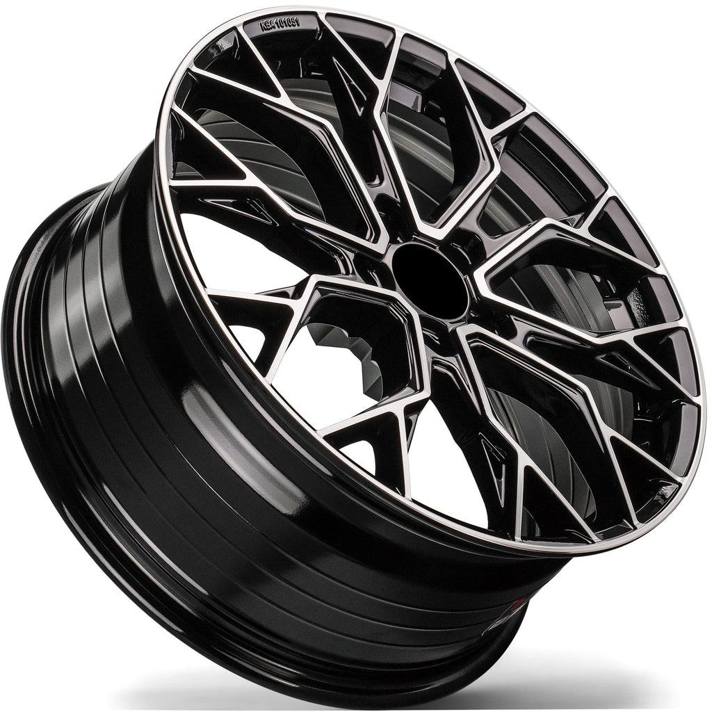 Jante BMW R18 5x120 Black Polish STANCE SF10 Style | X3, X1, Seria 5, 3, 1