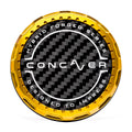 Concaver Premium Center Cap - Classic Carbon - Gold Anodized