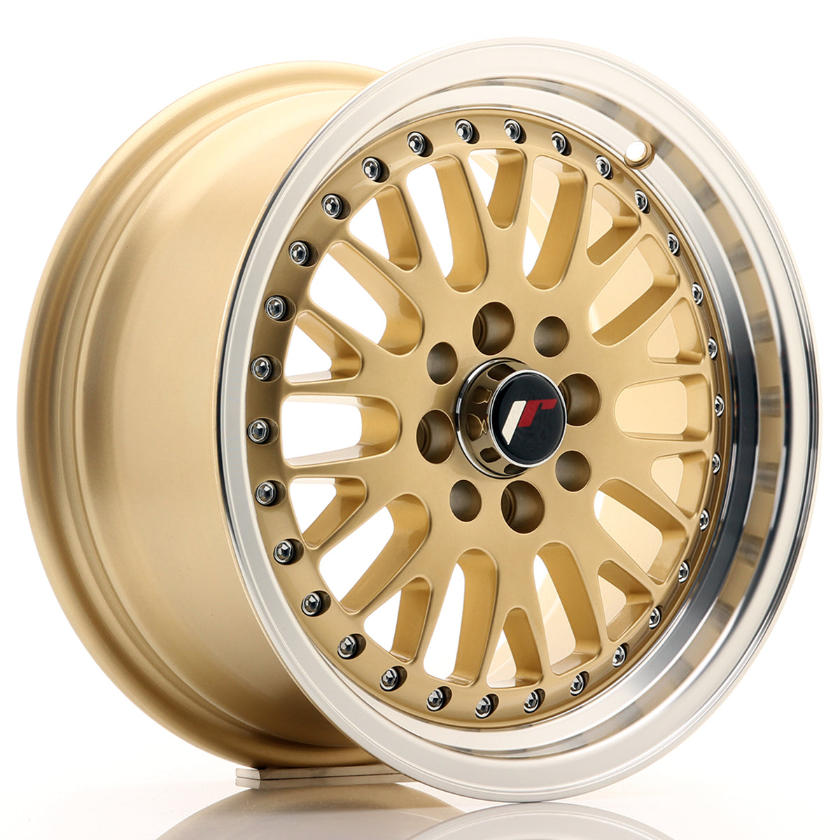 Jante Japan Racing JR10 R15 Gold w/ Machined Lip