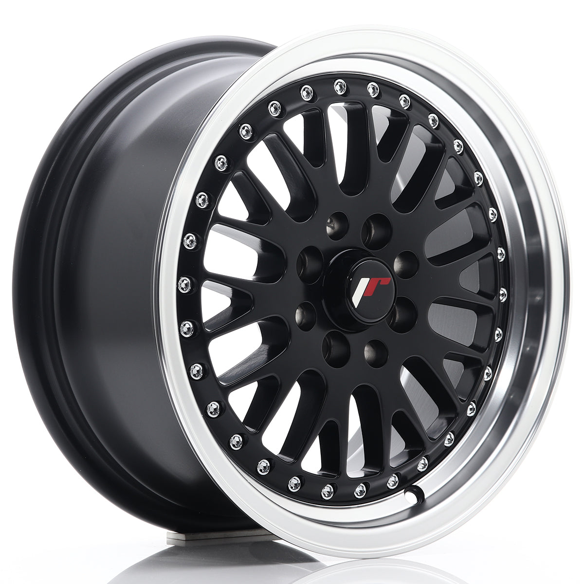 Jante Japan Racing JR10 R15 Matt Black w/ Machined Lip