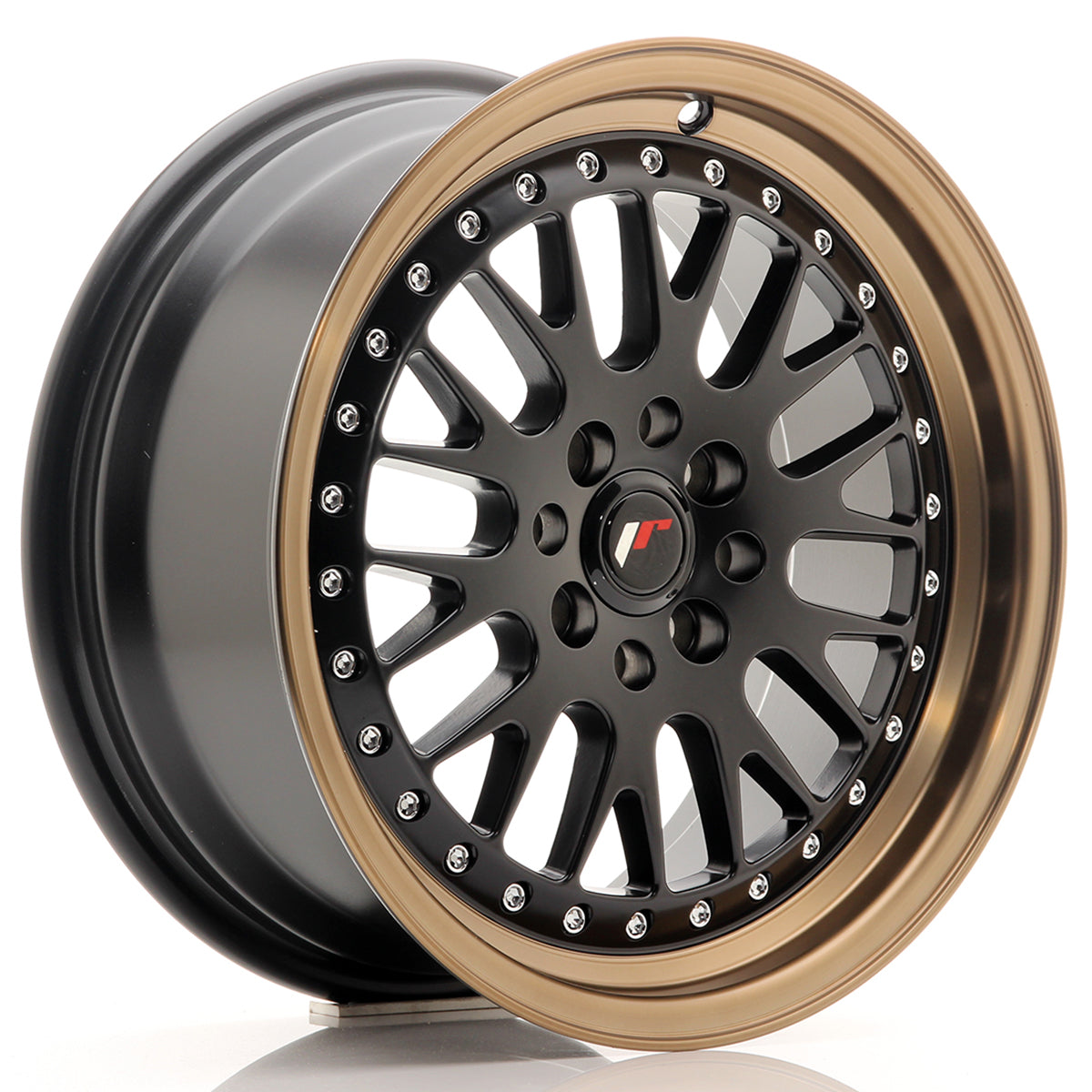 Jante Japan Racing JR10 R16 Matt Black w/ Bronze Lip