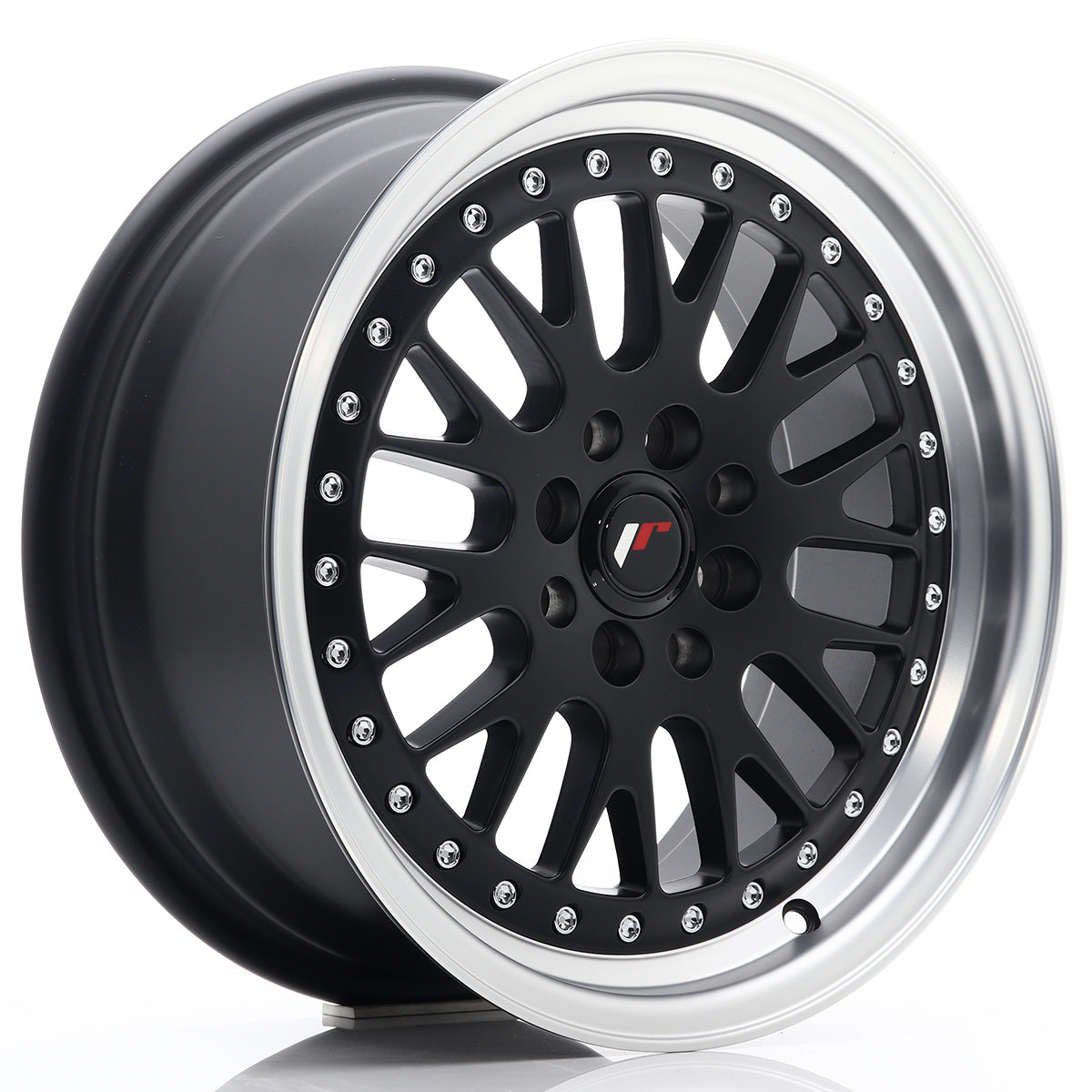Jante Japan Racing JR10 R16 Matt Black w/ Machined Lip