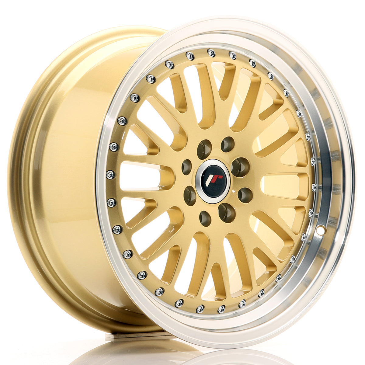 Jante Japan Racing JR10 R17 Gold w/ Machined Lip