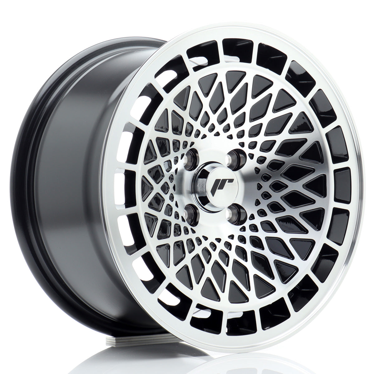 Jante Japan Racing JR14 R15 Gloss Black Machined Face