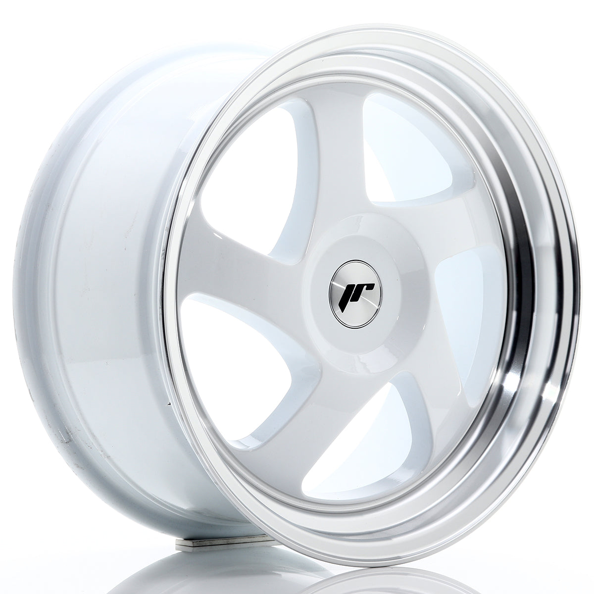 Jante Japan Racing JR15 R17 White w/ Machined Lip