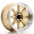 Jante Japan Racing JR19 R14 Gold w/ Machined Lip