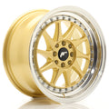 Jante Japan Racing JR26 R16 Gold w/ Machined Lip