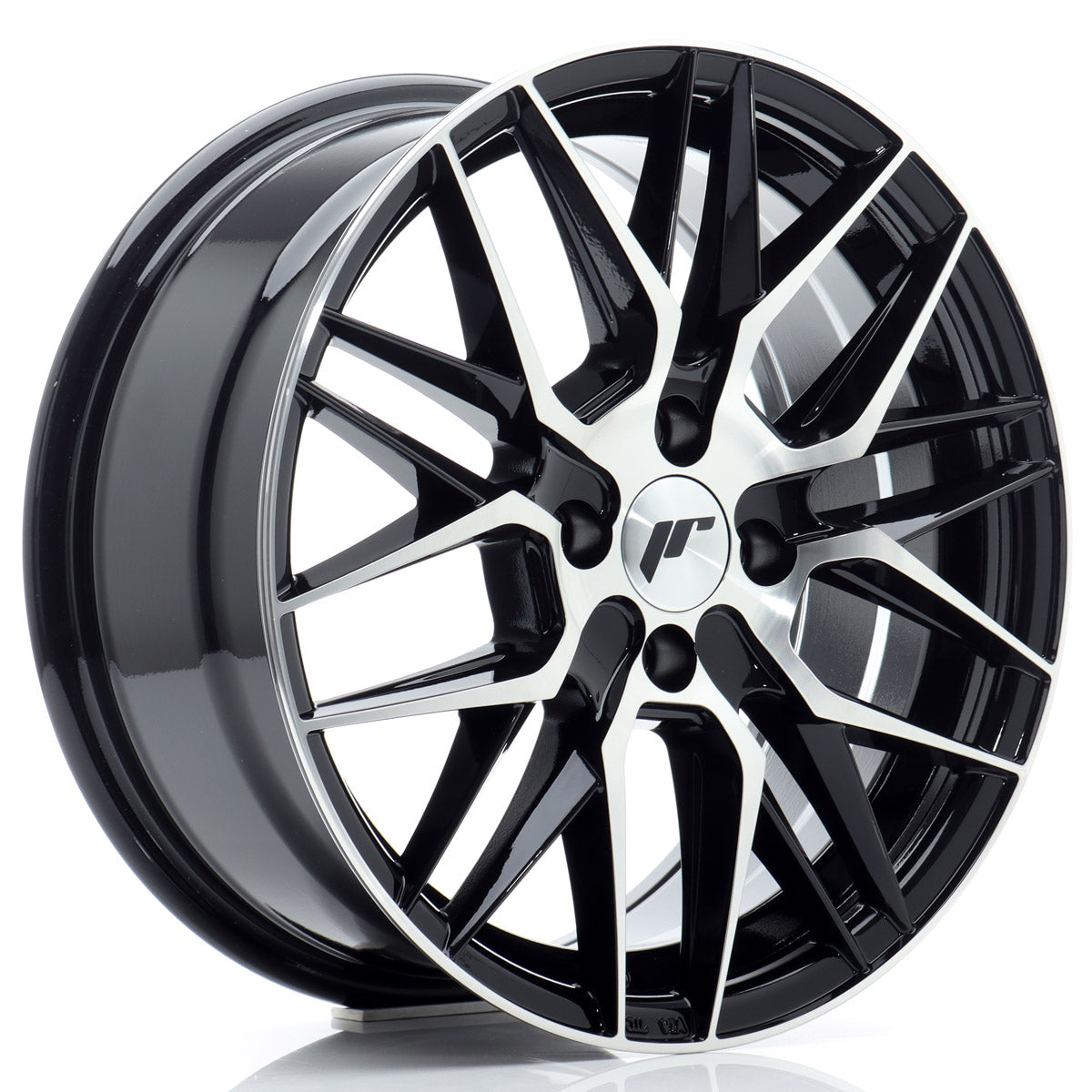 Jante Japan Racing JR28 R16 Gloss Black Machined Face