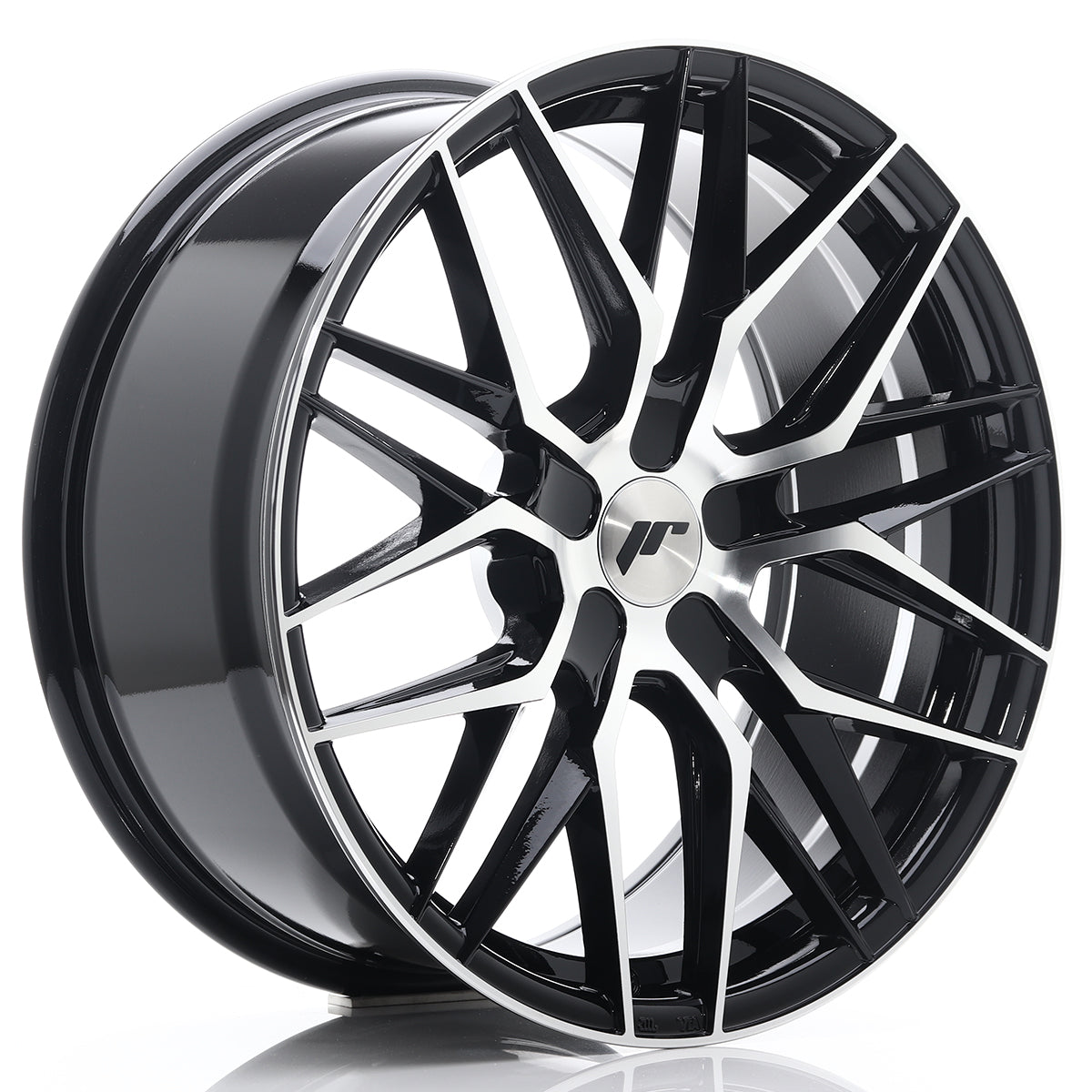 Jante Japan Racing JR28 R19 Gloss Black Machined Face