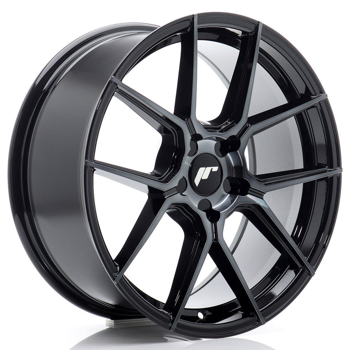 Jante Japan Racing JR30 R18 Black Machined w/ Tinted Face