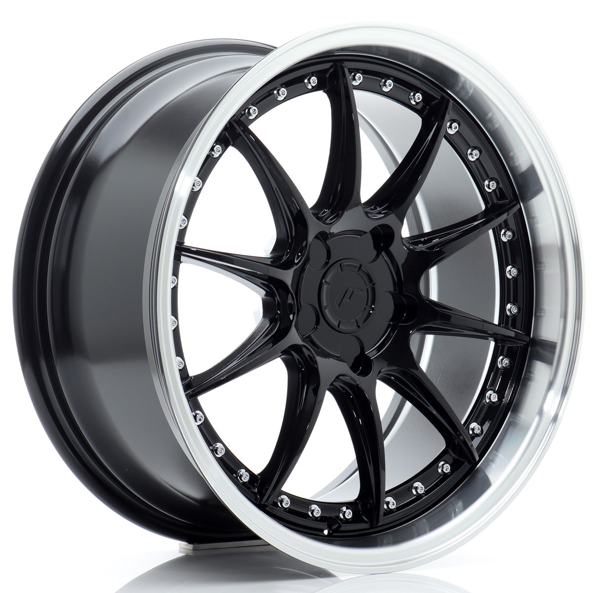 Jante Japan Racing JR41 R18 Gloss Black w/ Machined Lip