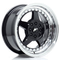 Jante Japan Racing JR6 R15 Gloss Black w/ Machined Lip