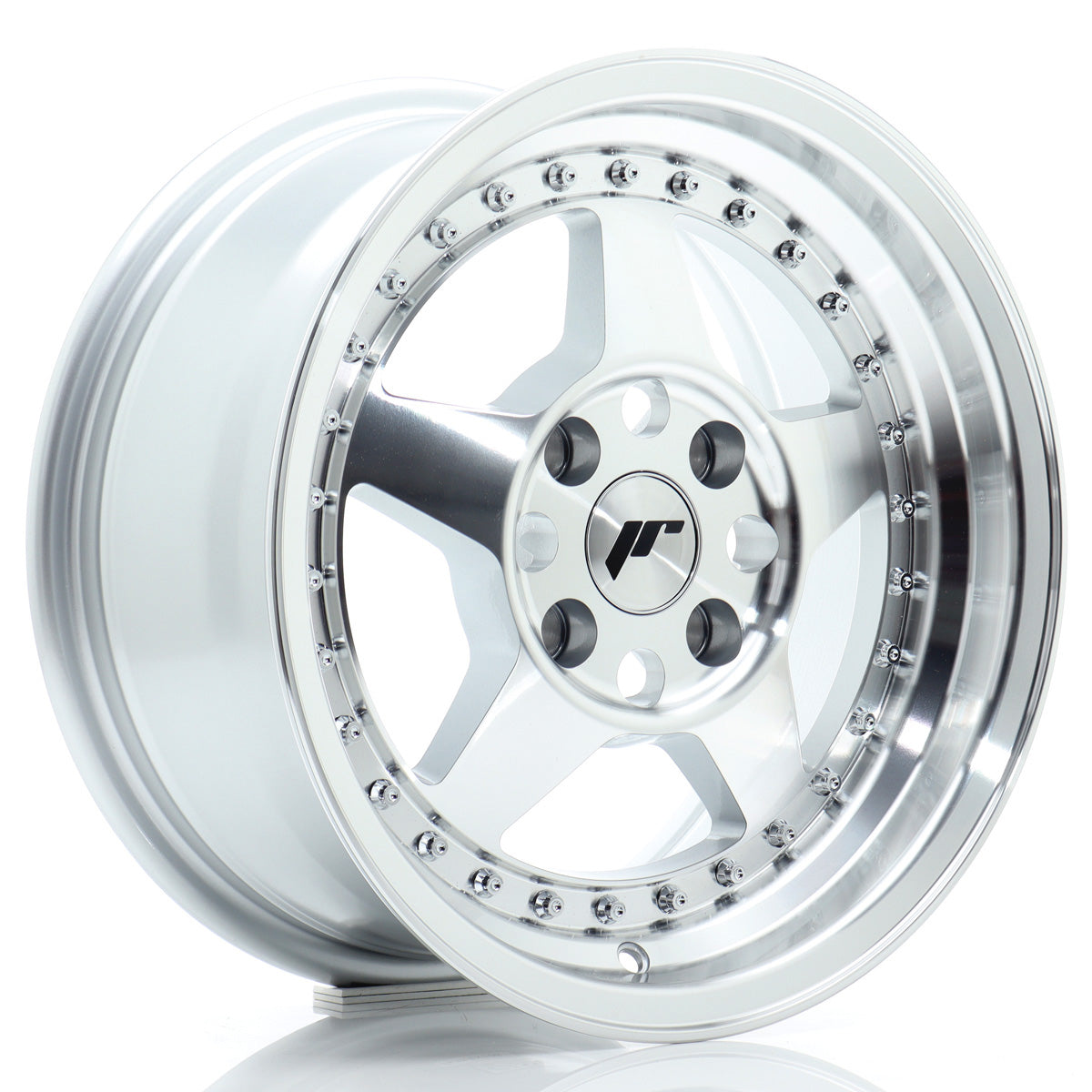 Jante Japan Racing JR6 R15 Silver Machined Face