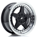Jante Japan Racing JR6 R16 Gloss Black w/ Machined Lip