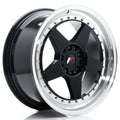 Jante Japan Racing JR6 R18 Gloss Black w/ Machined Lip