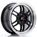 Jante Japan Racing JR7 R15 Gloss Black w/ Machined Lip