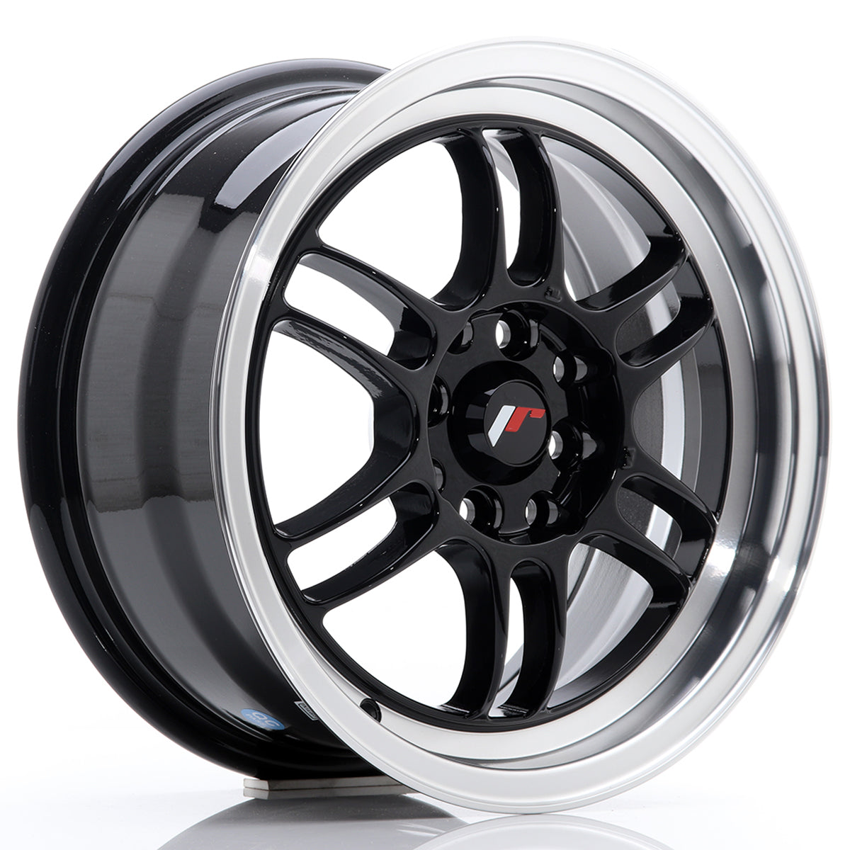 Jante Japan Racing JR7 R15 Gloss Black w/ Machined Lip