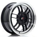 Jante Japan Racing JR7 R16 Gloss Black w/ Machined Lip