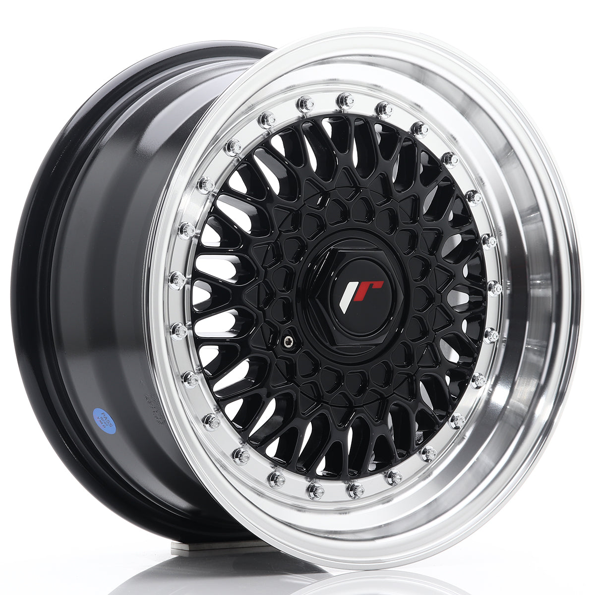 Jante Japan Racing JR9 R15 Gloss Black w/ Machined Lip