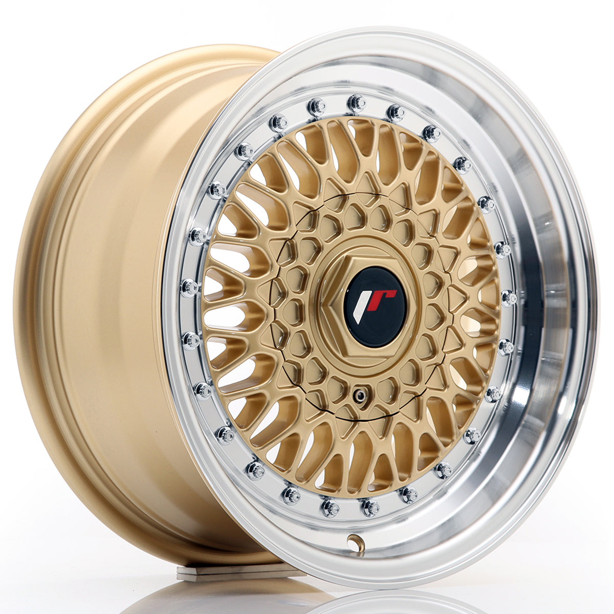 Jante Japan Racing JR9 R15 Gold w/ Machined Lip