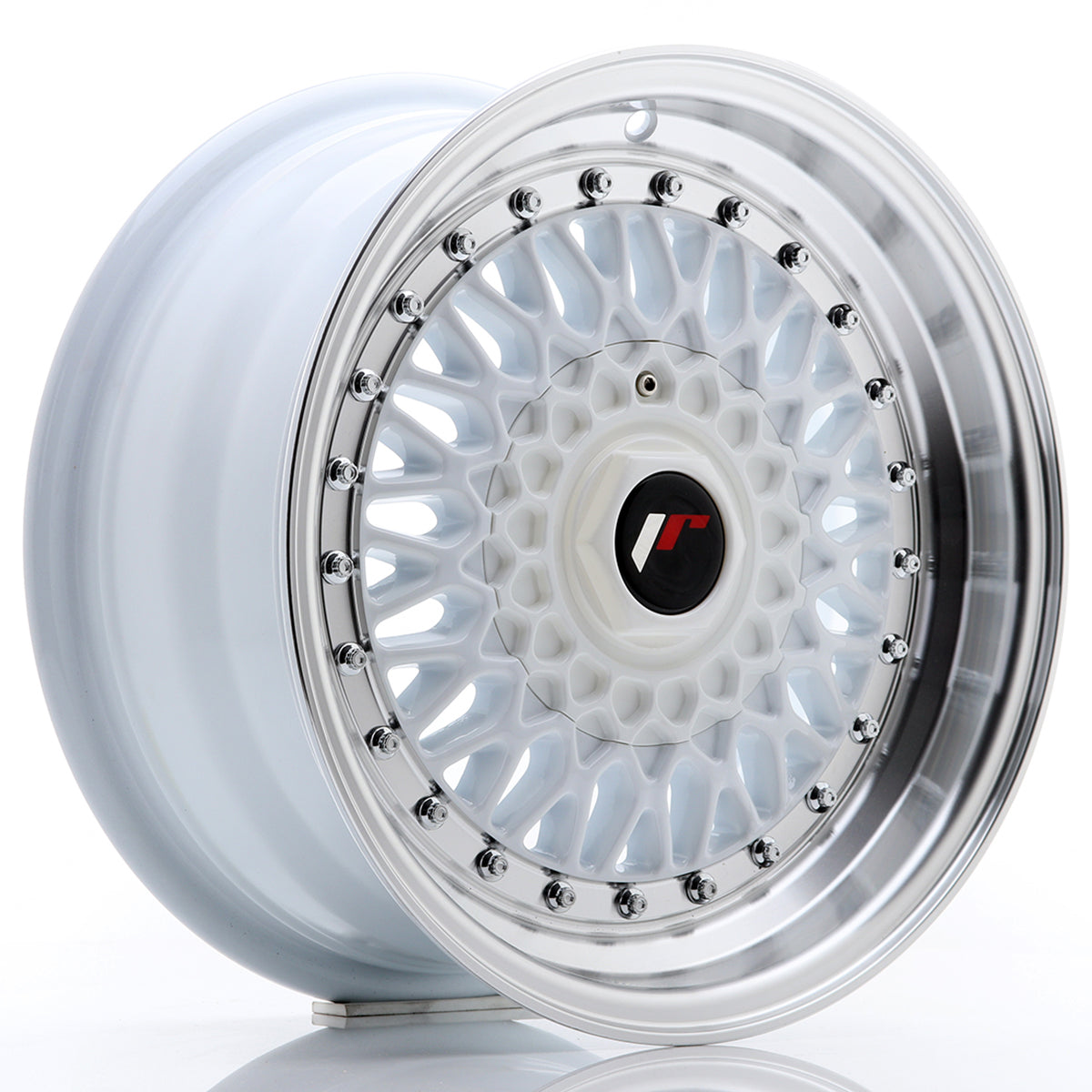 Jante Japan Racing JR9 R15 White w/ Machined Lip