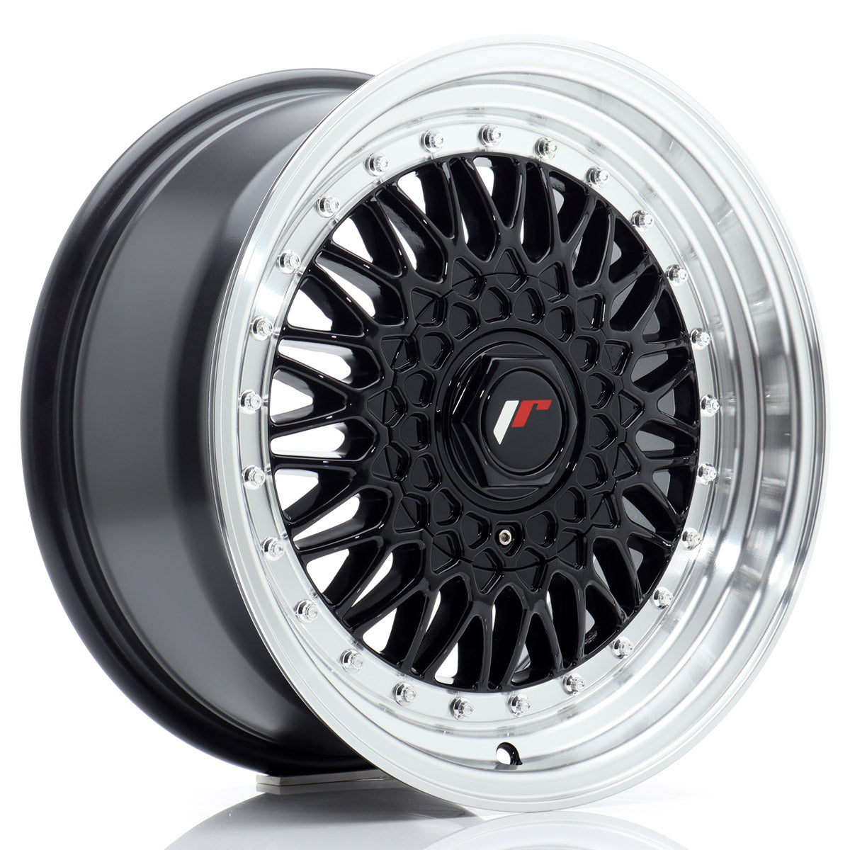 Jante Japan Racing JR9 R16 Gloss Black w/ Machined Lip