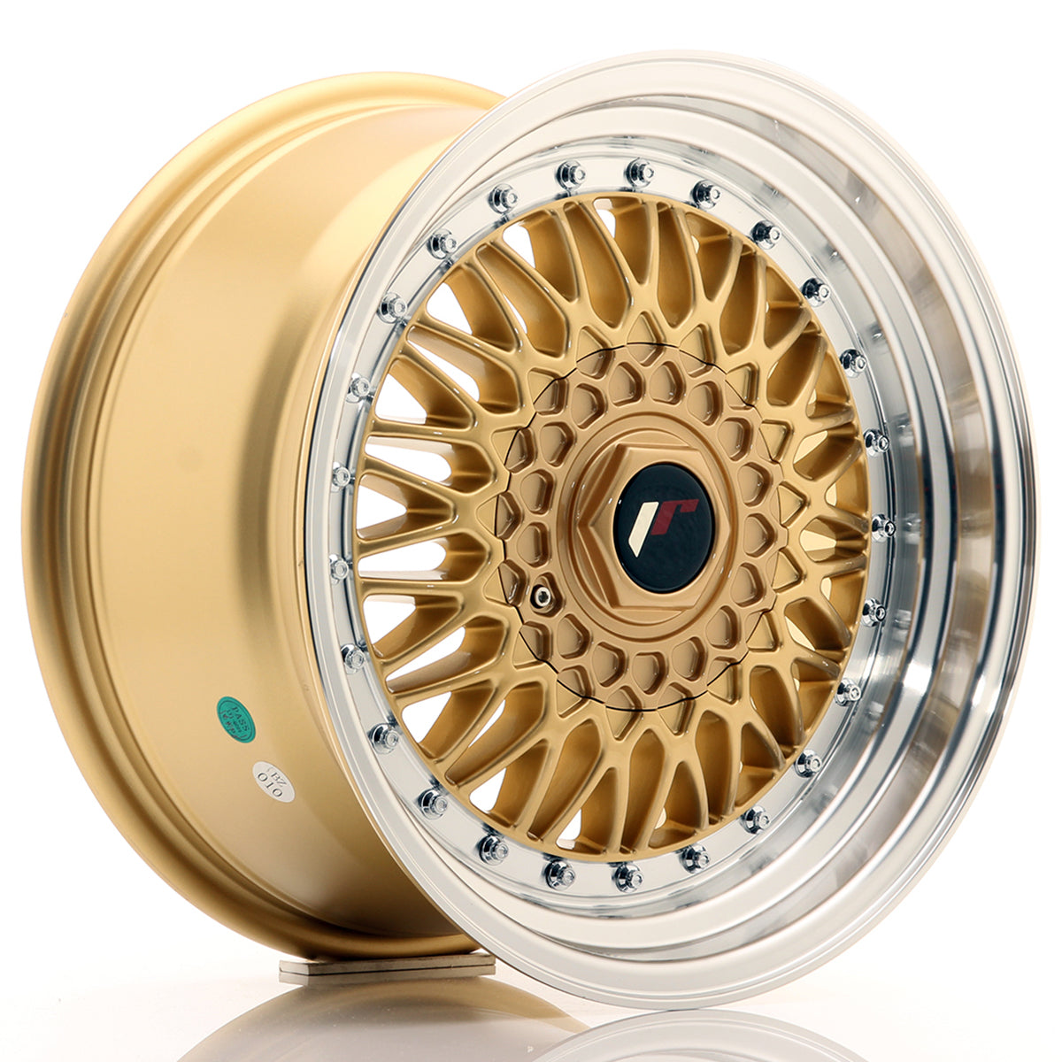 Jante Japan Racing JR9 R16 Gold w/ Machined Lip